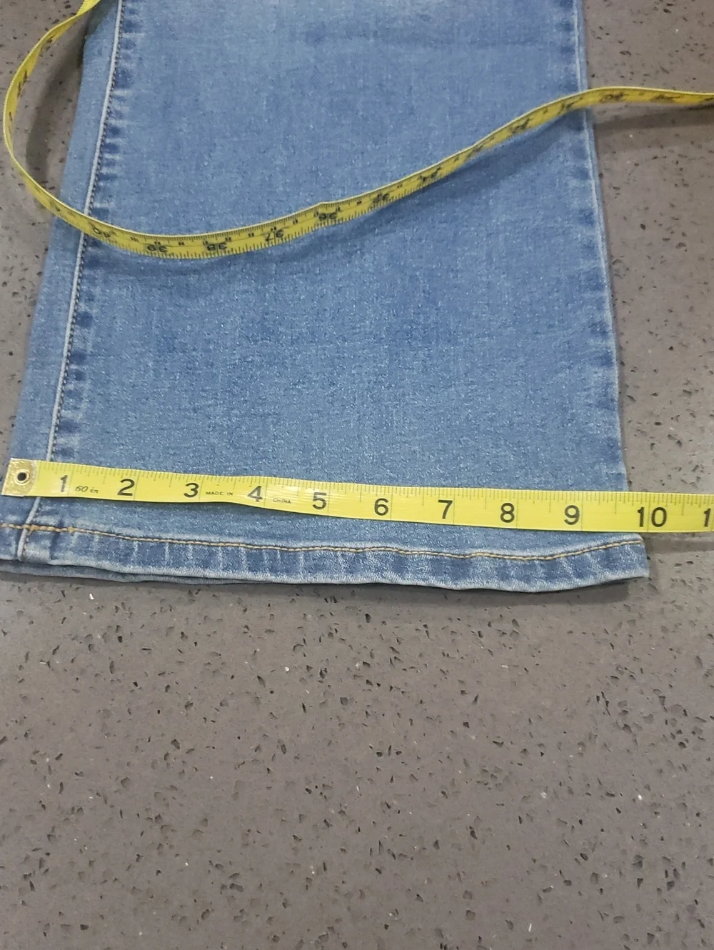 Michael Kors Light Blue Stretch Denim Boot Cut Jeans with Grommet Detail, 20W